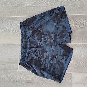 Lululemon shorts, large, blue camo